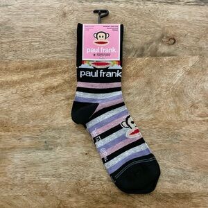 5/$20 NEW 6-9.5 Women's Paul Frank Striped Julius Monkey Socks